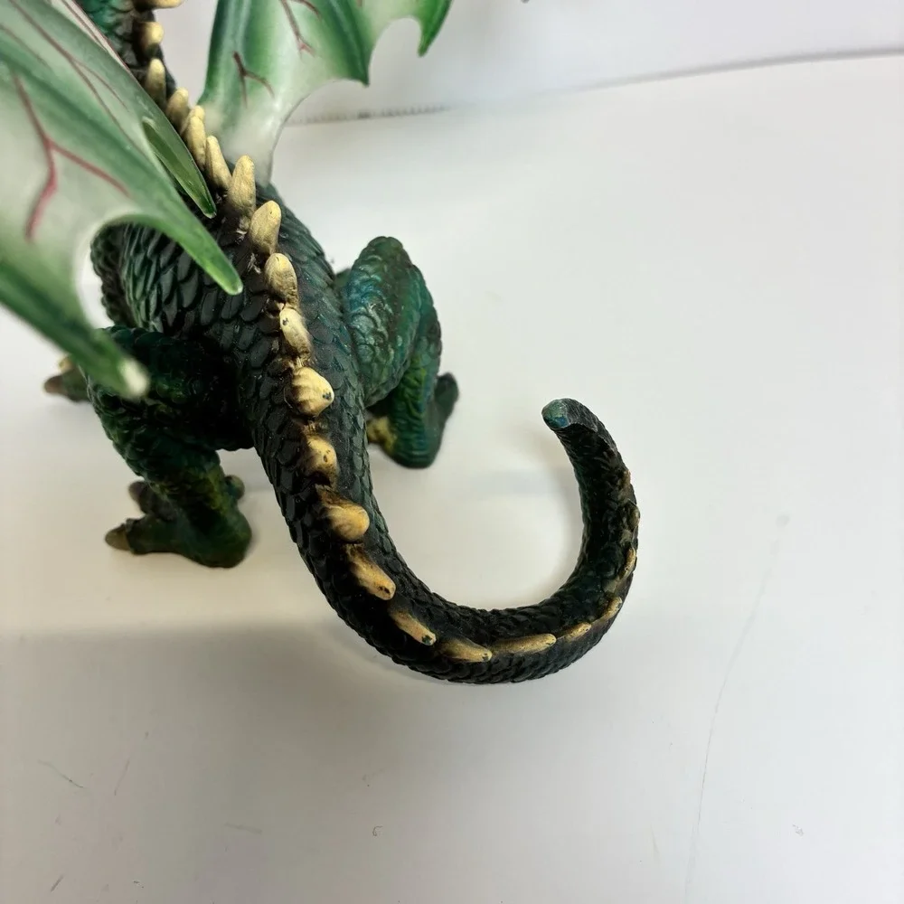 2003 Mythical Green Dragon Figure by Schleich World of Knights 5.5